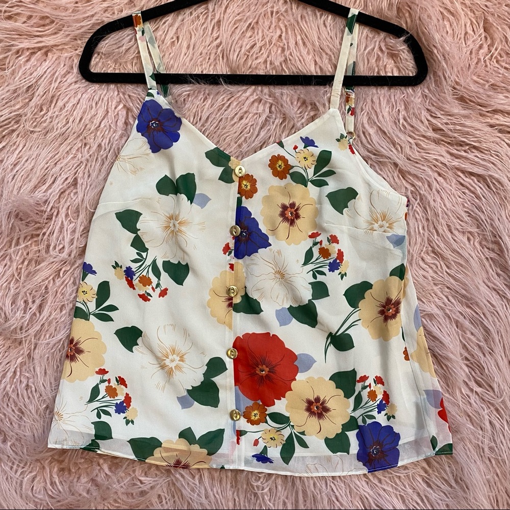 Cabi Clothing Floral Tank